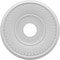 Ekena Millwork Berkshire Thermoformed PVC Ceiling Medallion (Fits Canopies up to 7"), 16"OD x 3 1/2"ID x 1"P CMP16BE - alternate 1